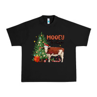 Black mooey christmas Urban Heavy Tee - MaliasSmallBusiness