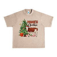 French Oak mooey christmas Urban Heavy Tee - MaliasSmallBusiness