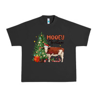 Pigment Black mooey christmas Urban Heavy Tee - MaliasSmallBusiness