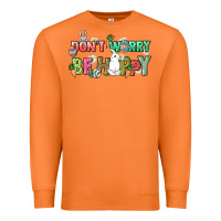 Carrot Don't worry be hoppy Easter Day Premium Sweatshirt - HowdyJamesFarm