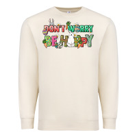 Sandshell Don't worry be hoppy Easter Day Premium Sweatshirt - HowdyJamesFarm