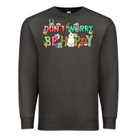 Smoke Don't worry be hoppy Easter Day Premium Sweatshirt - HowdyJamesFarm