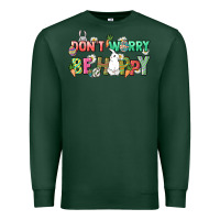 Sports Green Don't worry be hoppy Easter Day Premium Sweatshirt - HowdyJamesFarm