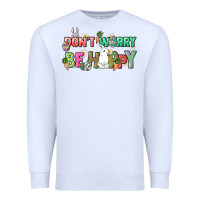 White Don't worry be hoppy Easter Day Premium Sweatshirt - HowdyJamesFarm