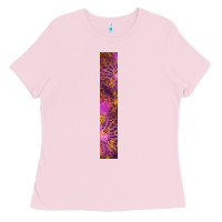 Bubblegum Pink Halloween Key Fob Ladies Tee - BundleAndBundleShop