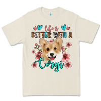 Bone life is better with a corgi Premium Tee - Jasminsmagicworld