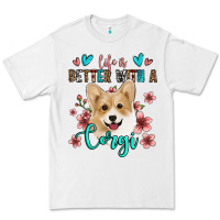 White life is better with a corgi Premium Tee - Jasminsmagicworld