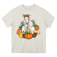 Cream Goat family fall pumpkins gemstone Heavy Core Tee - Artiststas