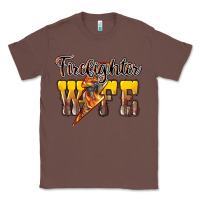 Chestnut firefighter wife lightning bolt Classic Tee - NancyCooperArtShop