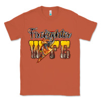 Copper firefighter wife lightning bolt Classic Tee - NancyCooperArtShop