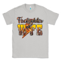 Moon Dust firefighter wife lightning bolt Classic Tee - NancyCooperArtShop