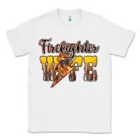 White firefighter wife lightning bolt Classic Tee - NancyCooperArtShop
