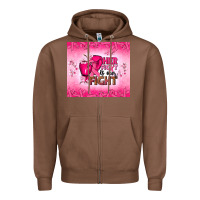 Chestnut Her fight is our fight Zipper Hoodie - NancyCooperArtShop