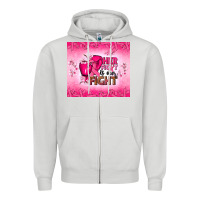Dove Grey Her fight is our fight Zipper Hoodie - NancyCooperArtShop