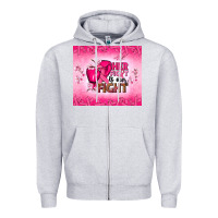 Heather Grey Her fight is our fight Zipper Hoodie - NancyCooperArtShop