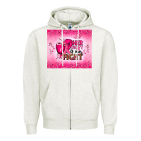 Oatmeal Heather Her fight is our fight Zipper Hoodie - NancyCooperArtShop
