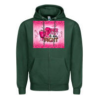 Sports Green Her fight is our fight Zipper Hoodie - NancyCooperArtShop