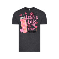 Vintage Black valentine jesus fills my cup Vintage Tee - MaliasSmallBusiness