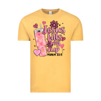Vintage Mustard valentine jesus fills my cup Vintage Tee - MaliasSmallBusiness