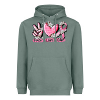 Sage peace love cure breast cancer Heavyweight Hoodie - CowGirlArtShop