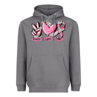 Storm peace love cure breast cancer Heavyweight Hoodie - CowGirlArtShop