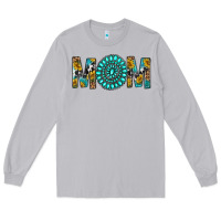 Moon Dust Western Mom With Turquoise Gemstone Long Sleeve Tee - BundleAndBundleShop
