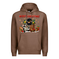 Chestnut merry christmas Premium Hoodie - CowGirlArtShop