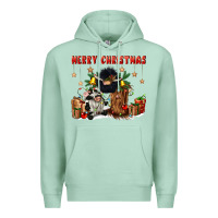 Seafoam merry christmas Premium Hoodie - CowGirlArtShop