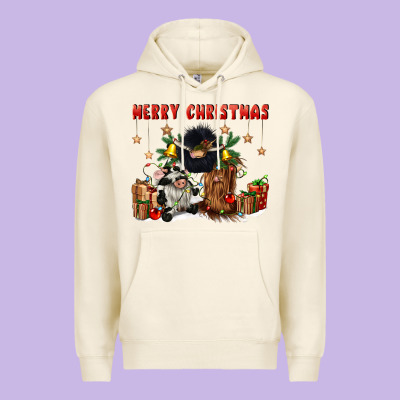 Merry Christmas Premium Hoodie Designed By Cowgirlartshop