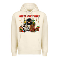 Tofu merry christmas Premium Hoodie - CowGirlArtShop