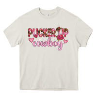 Cream pucker up cowboy Heavy Core Tee - JahusDesignShop