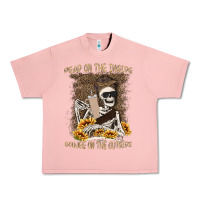 Salmon dead inside boujee outside Urban Heavy Tee - MaliasSmallBusiness