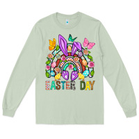 Matcha Easter Day Rainbow Long Sleeve Tee - BundleAndBundleShop