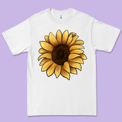 Sunflower Premium Tee Designed By Jahusdesignshop