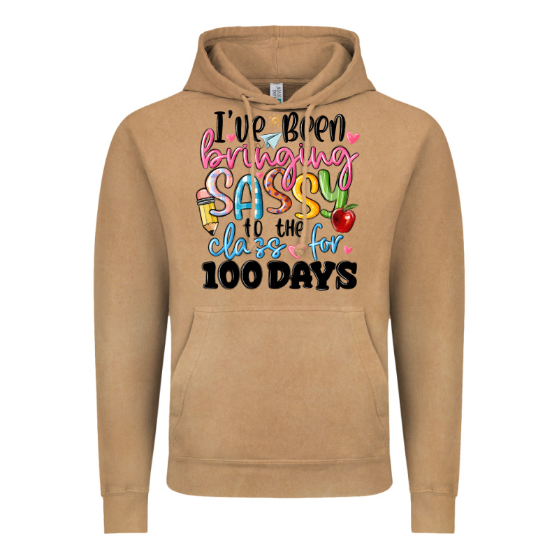 100 Days Of School Vintage Hoodie by MaliasSmallBusiness | Teevron
