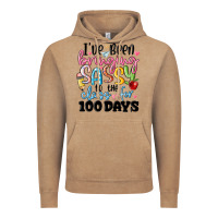 Vintage Coffee 100 days of school Vintage Hoodie - MaliasSmallBusiness