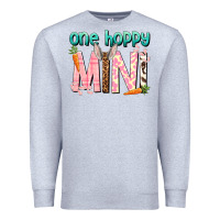 Heather Grey One hoppy Mini Easter Day Premium Sweatshirt - HowdyJamesFarm