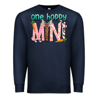 Navy One hoppy Mini Easter Day Premium Sweatshirt - HowdyJamesFarm