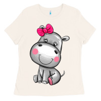 Bone cute hippopotamus Ladies Tee - AdoDesignShop