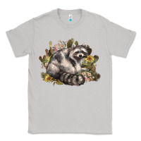 Moon Dust floral racoon western Classic Tee - NancyCooperArtShop