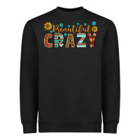 Black Western Beautiful Crazy Heavyweight Sweatshirt - BundleAndBundleShop