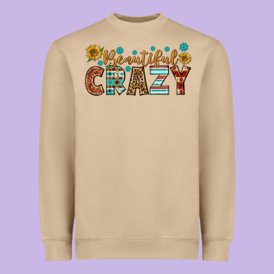 Western Beautiful Crazy Heavyweight Sweatshirt Designed By Bundleandbundleshop