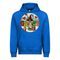 Cobalt Christmas Gnome Urban Hoodie - FaDigitalArtStudio