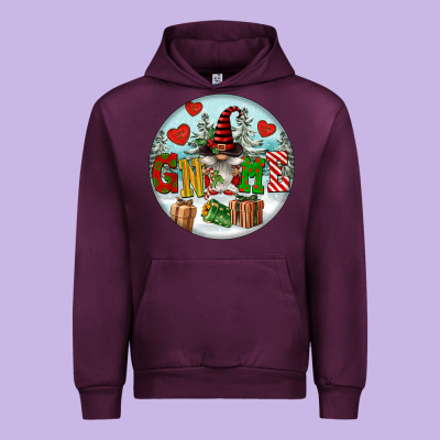 Christmas Gnome Urban Hoodie Designed By Fadigitalartstudio