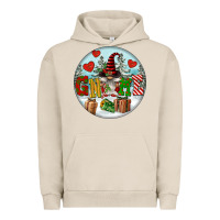 Pigment French Oak Christmas Gnome Urban Hoodie - FaDigitalArtStudio