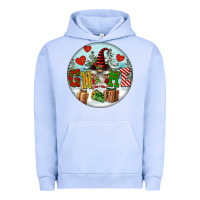 Pigment Grape Ice Christmas Gnome Urban Hoodie - FaDigitalArtStudio
