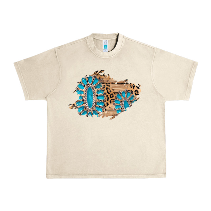 Gemstone Wood Leopard Patch Urban Heavy Tee by AdoDesignShop | Teevron