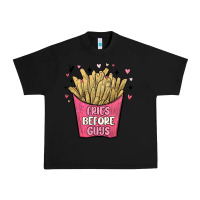 Black fries before guys Urban Heavy Tee - MaliasSmallBusiness