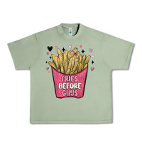 Oil Green fries before guys Urban Heavy Tee - MaliasSmallBusiness