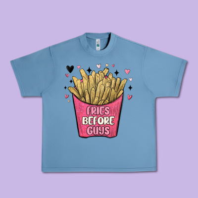 Fries Before Guys Urban Heavy Tee Designed By Maliassmallbusiness